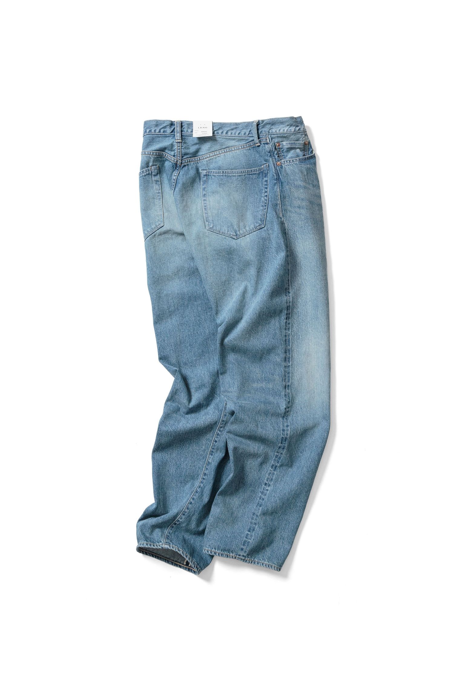 LENO OFFICIAL WEBSITE / LOOSE TAPERED JEANS 《FADE INDIGO》