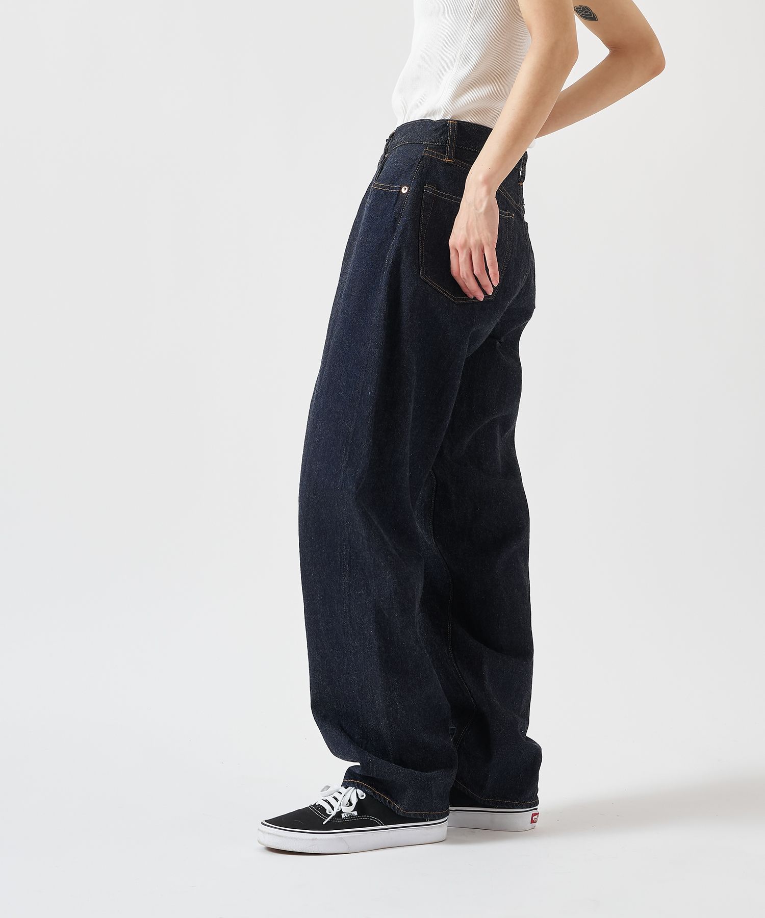 LENO テーパードデニム　サイズ32 LENO OFFICIAL WEBSITE / LOOSE TAPERED JEANS
