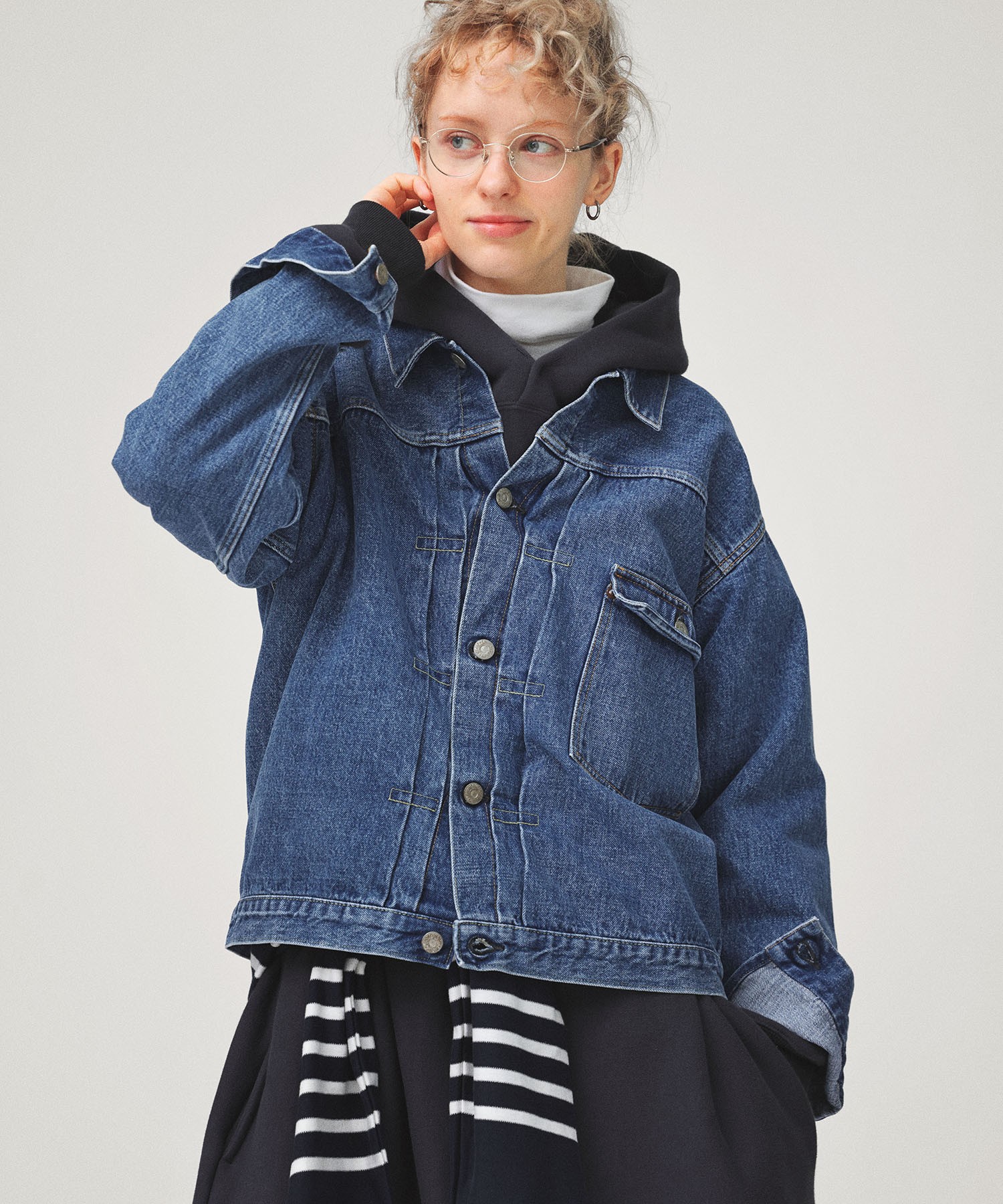 ジャケット・アウター LENO&CO BRENDA TRUCKER JACKET 1st size3 LENO OFFICIAL WEBSITE / BRENDA TRUCKER JACKET