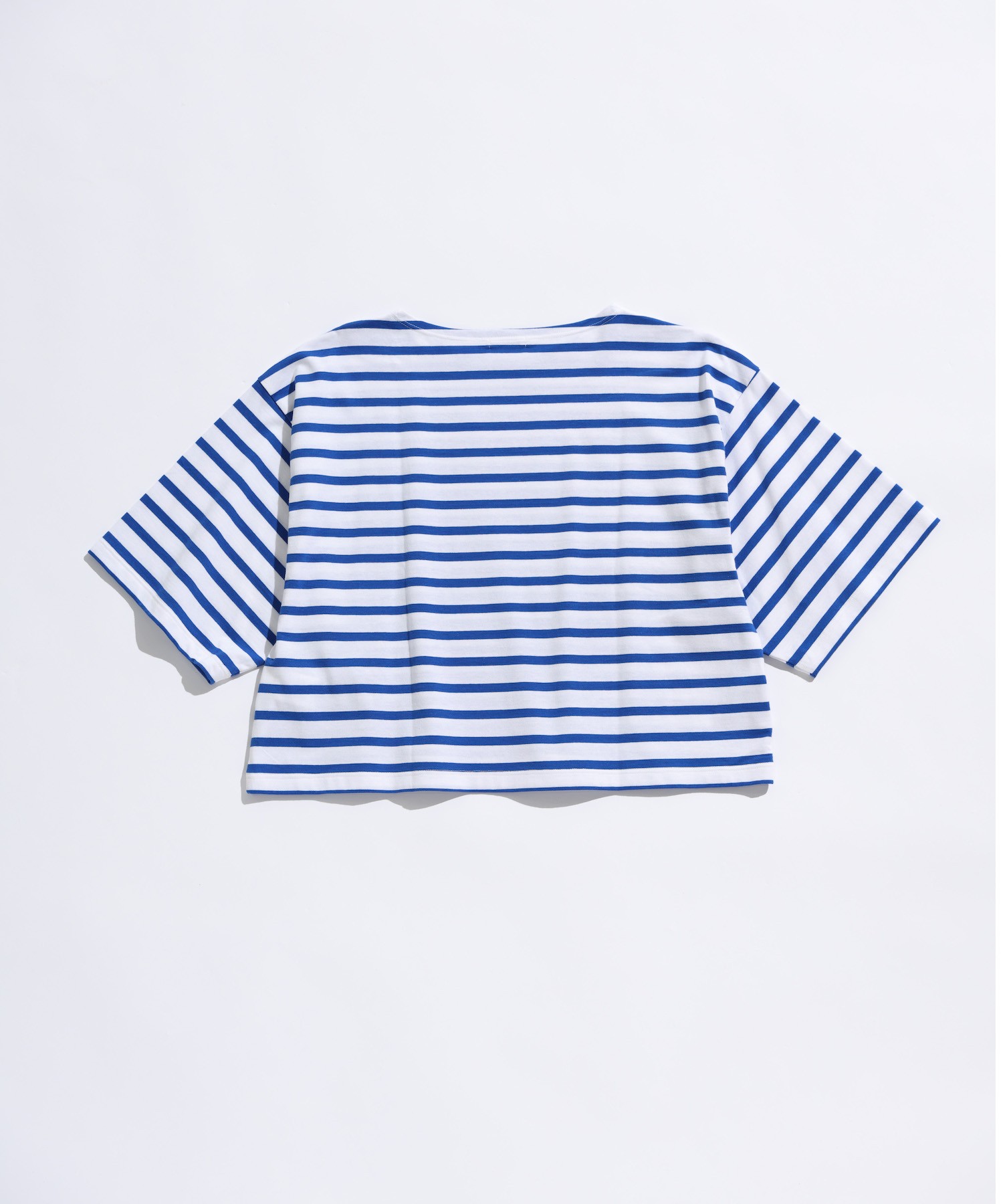tシャツ Button detail border T-shirt レディース eba18ae391bacc9a0625af12dcc355