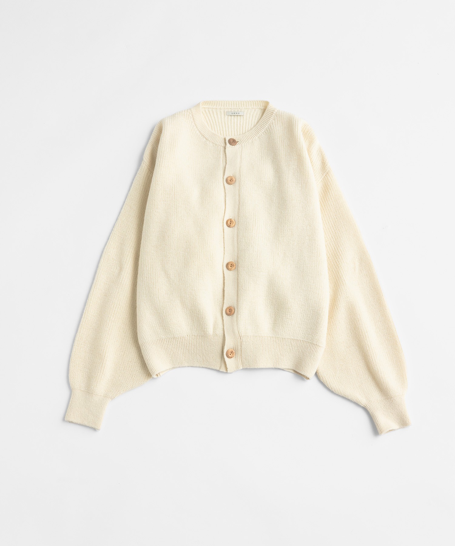 CREW NECK CARDIGAN