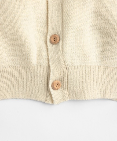 CREW NECK CARDIGAN