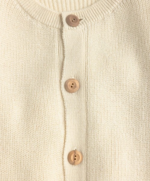 CREW NECK CARDIGAN