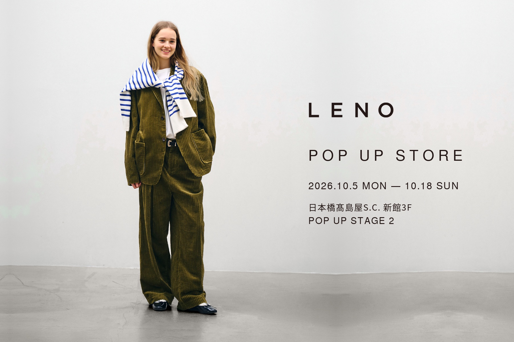 LENO POP UP STORE 日本橋髙島屋S.C.