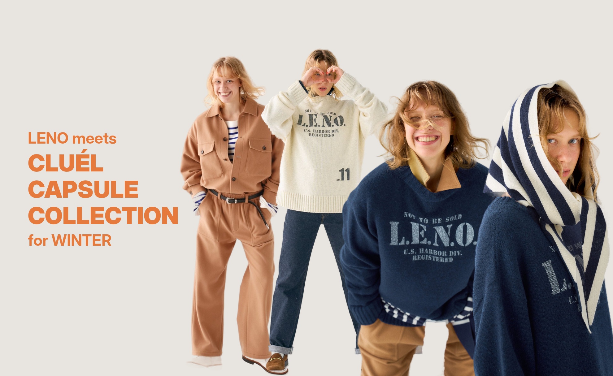 LENO meets CLUÉL CAPSULE COLLECTION for WINTER