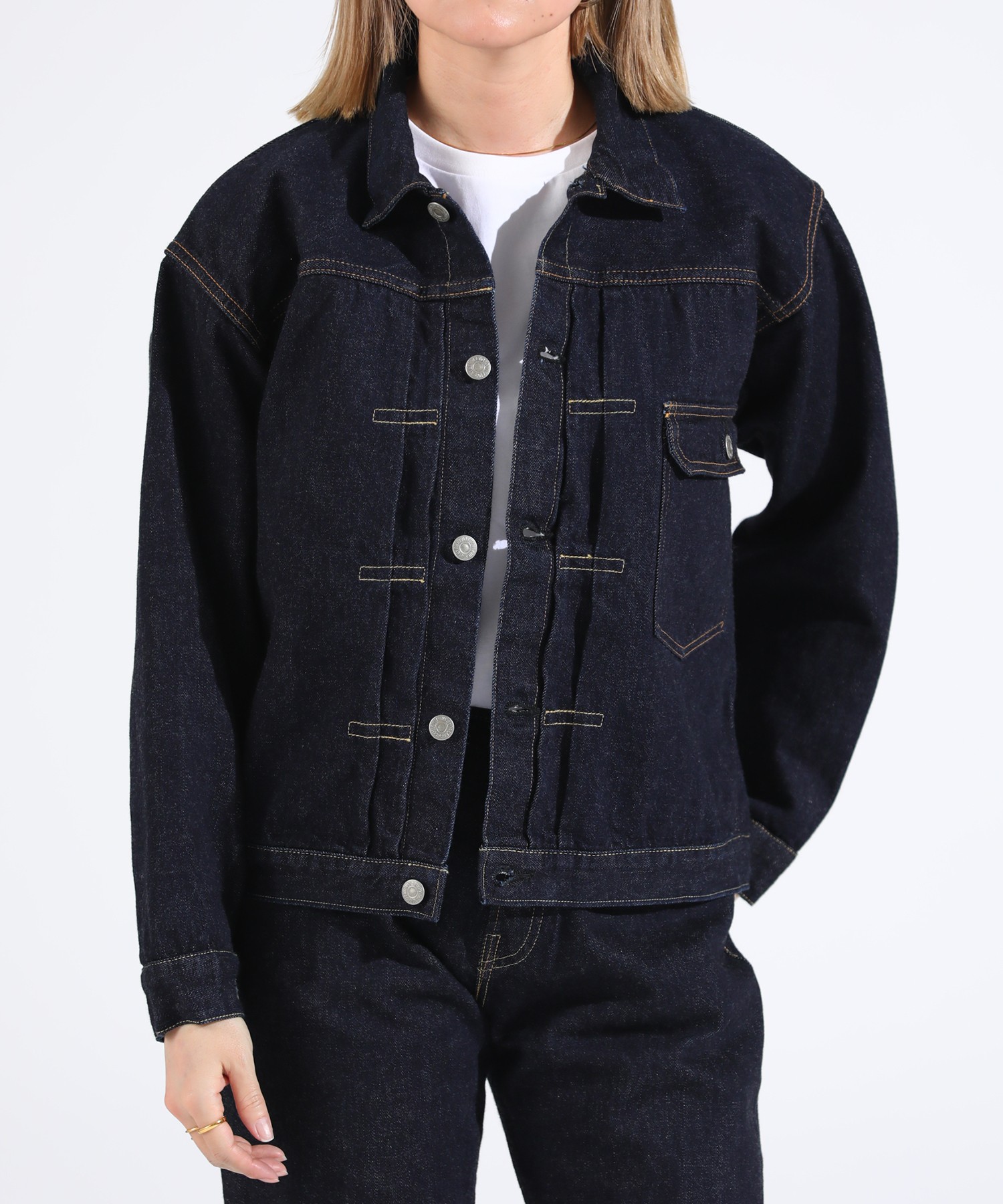 BRENDA BIG TRUCKER JACKET(00サイズ) [UNISEX]