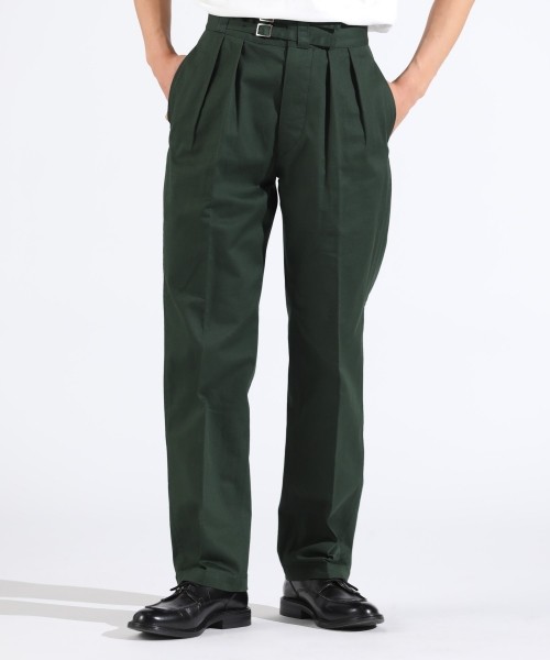 DOUBLE BELTED GURKHA TROUSERS【MENS】