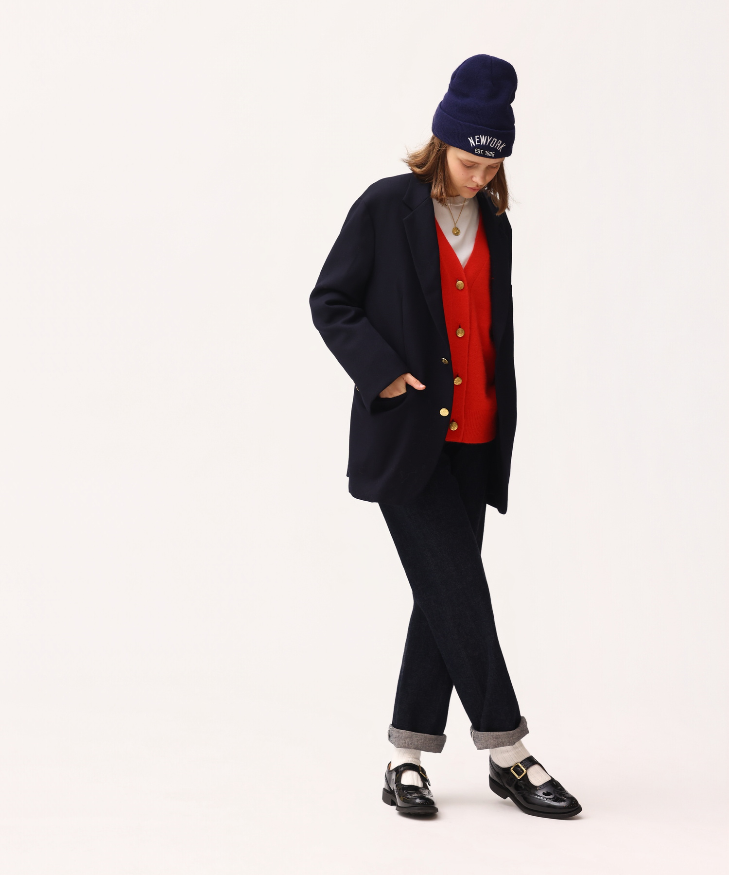 NAVY BLAZER [UNISEX]