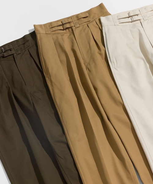 【NEW】DOUBLE BELTED GURKHA TROUSERS [UNISEX]