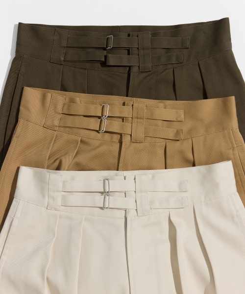 【NEW】DOUBLE BELTED GURKHA TROUSERS [UNISEX]