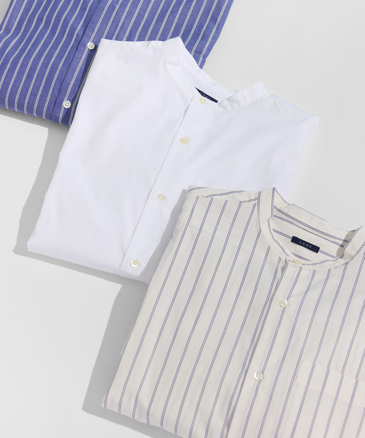 BAND COLLAR SHIRTS [UNISEX]