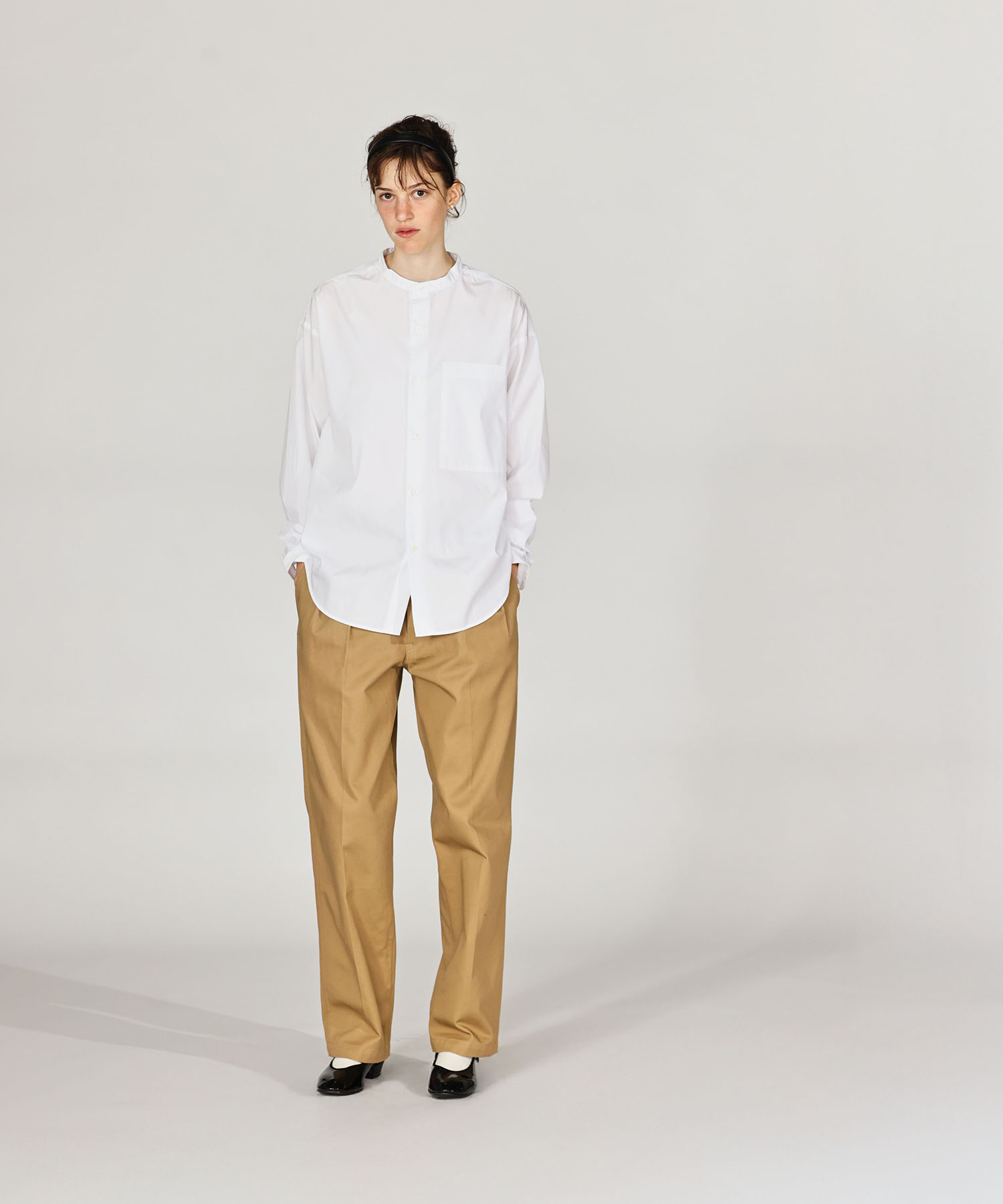 BAND COLLAR SHIRTS [UNISEX]