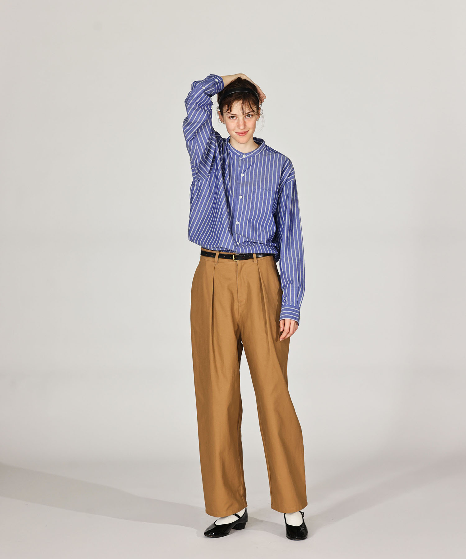 BAND COLLAR SHIRTS [UNISEX]