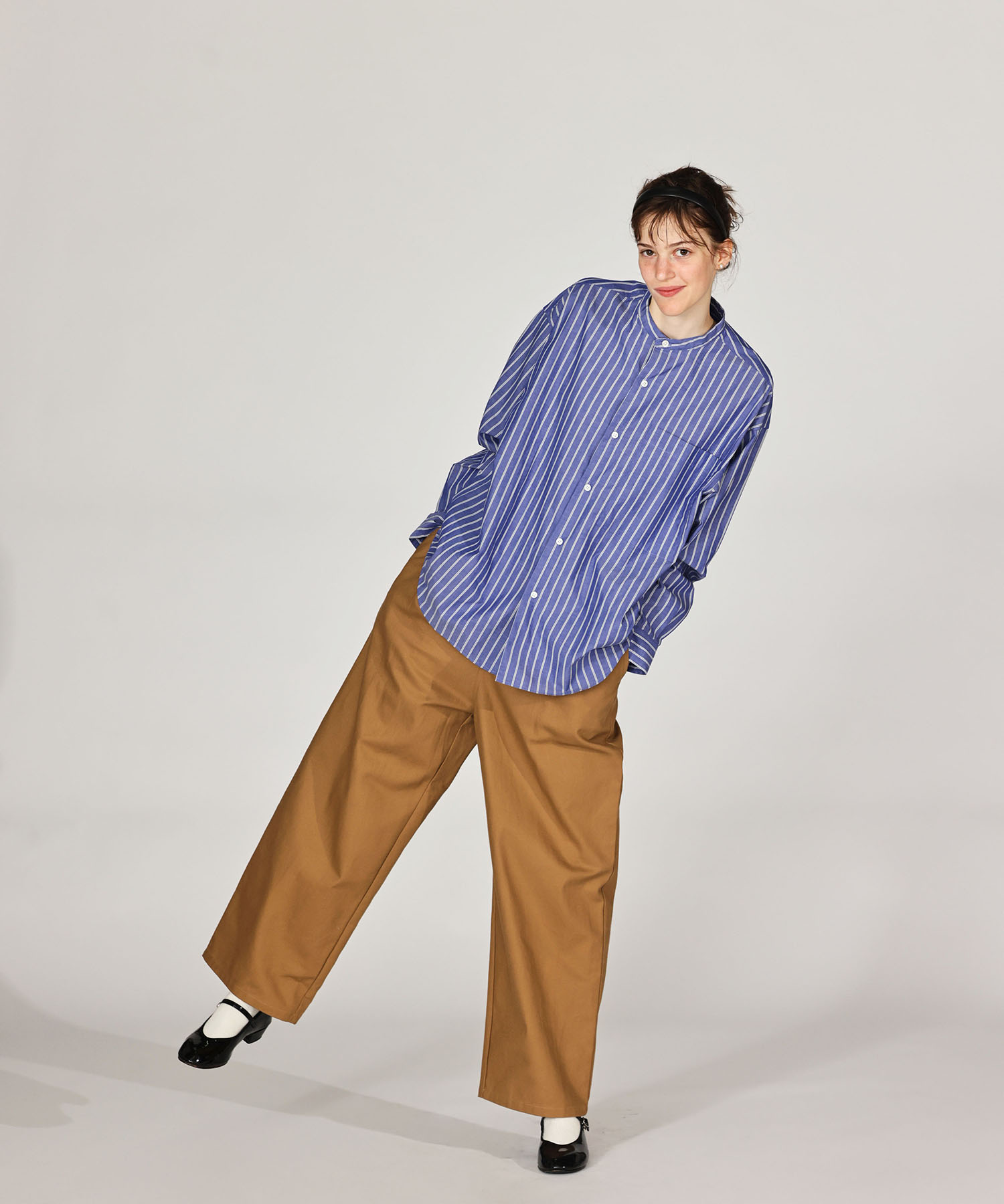 BAND COLLAR SHIRTS [UNISEX]