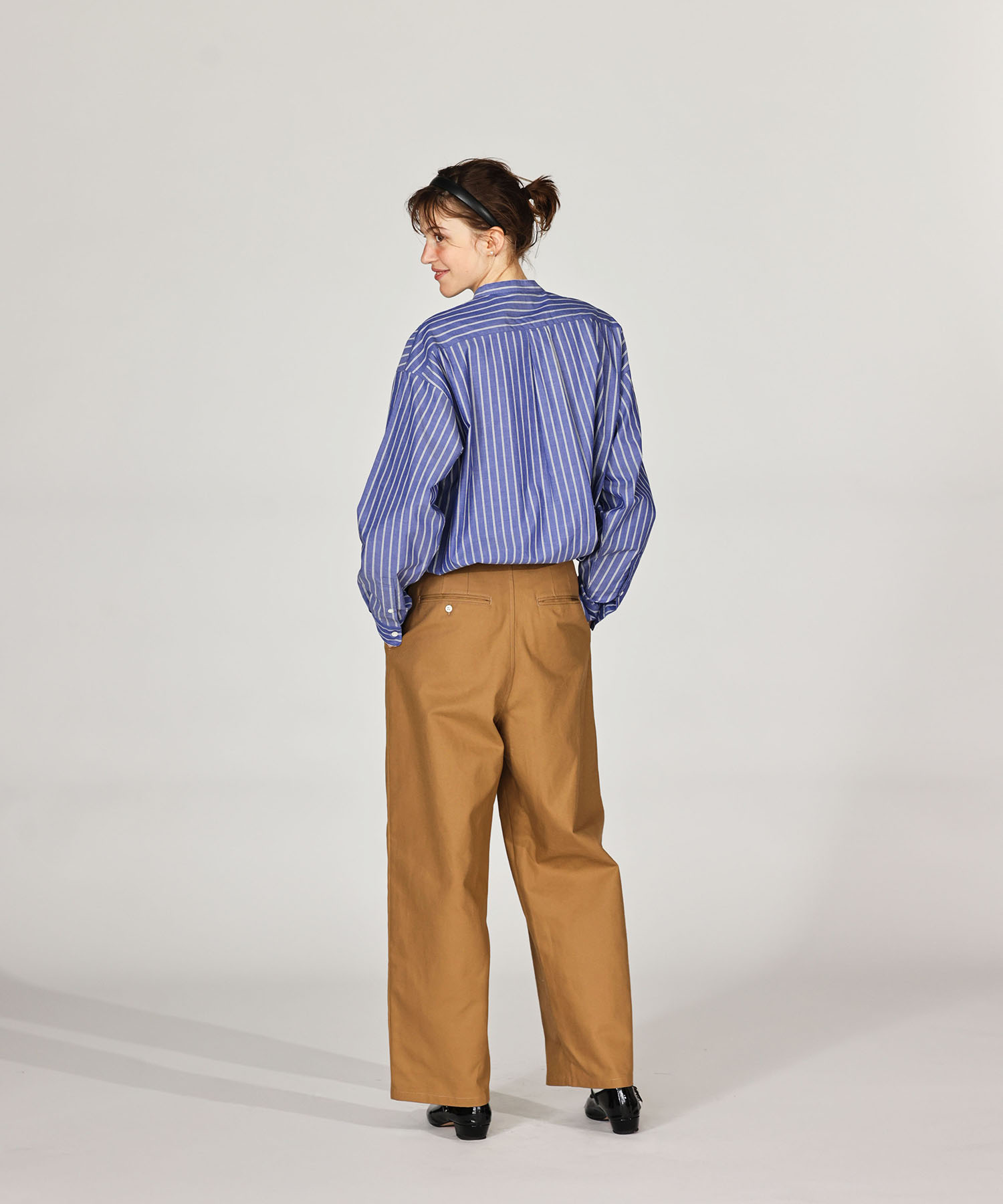 BAND COLLAR SHIRTS [UNISEX]