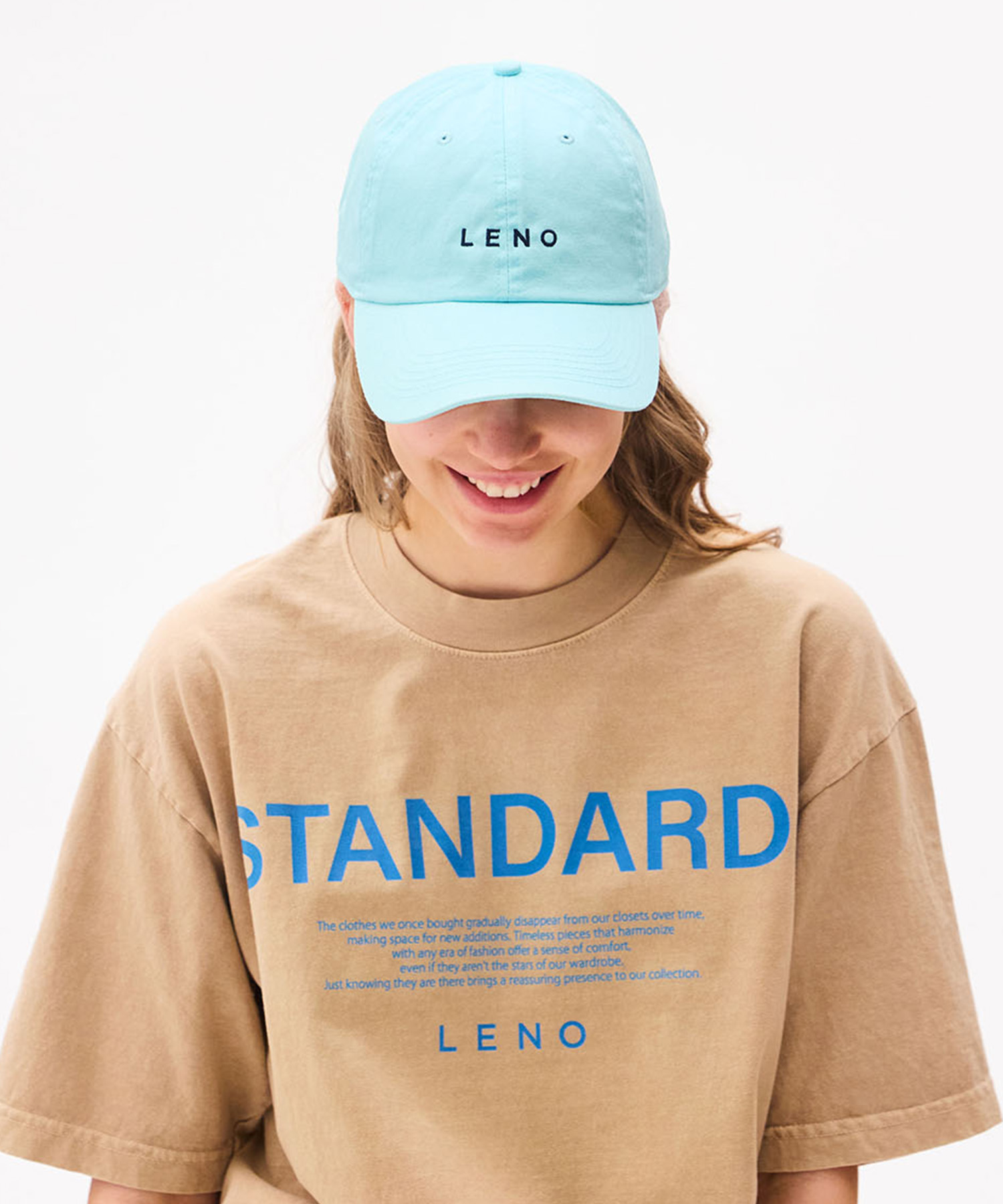 LENO LOGO STONE WASH CAP