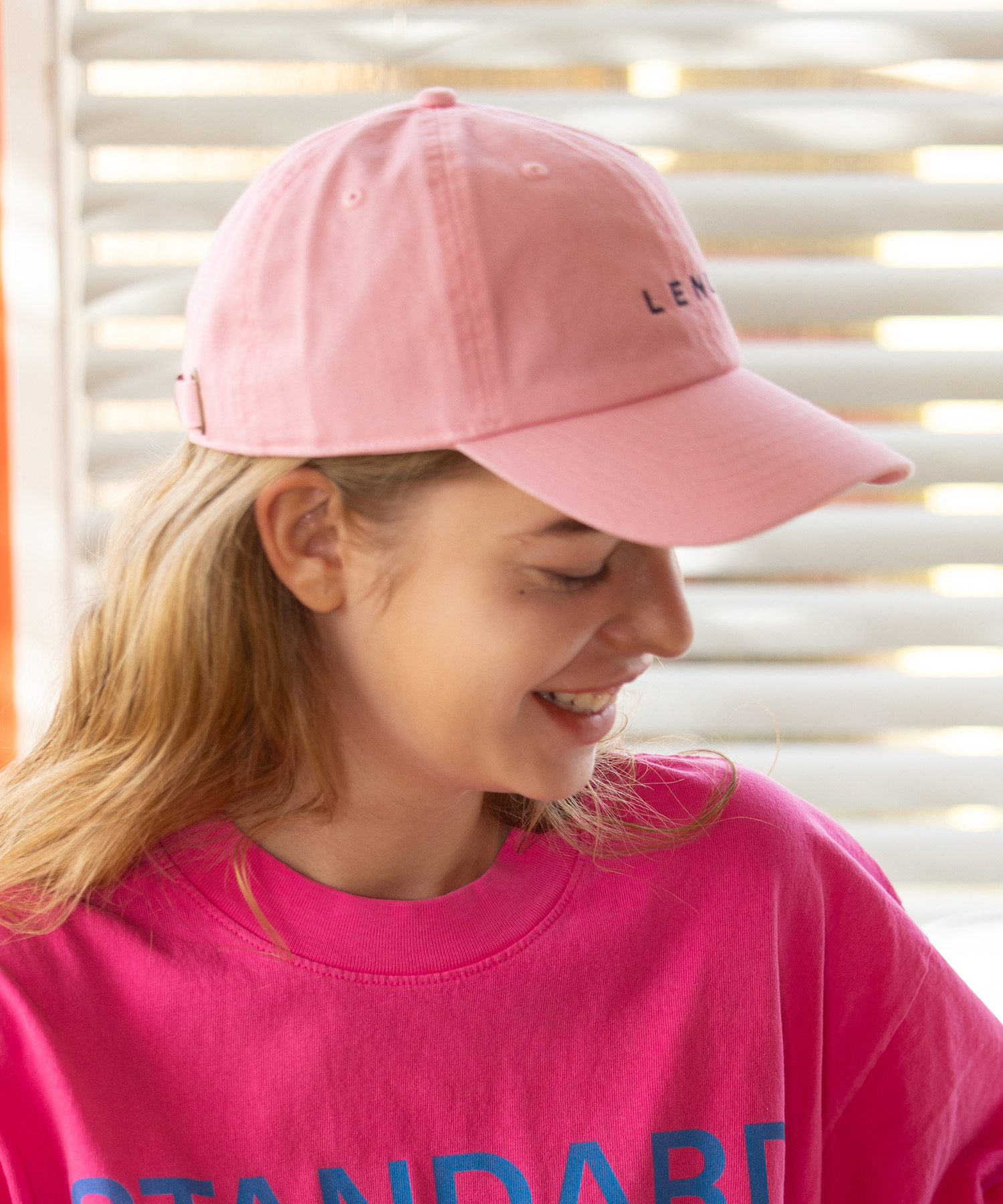 LENO LOGO STONE WASH CAP