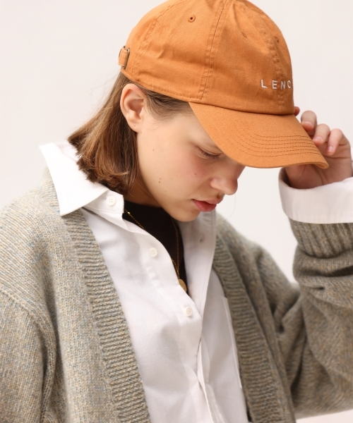LENO LOGO STONE WASH CAP [UNISEX]