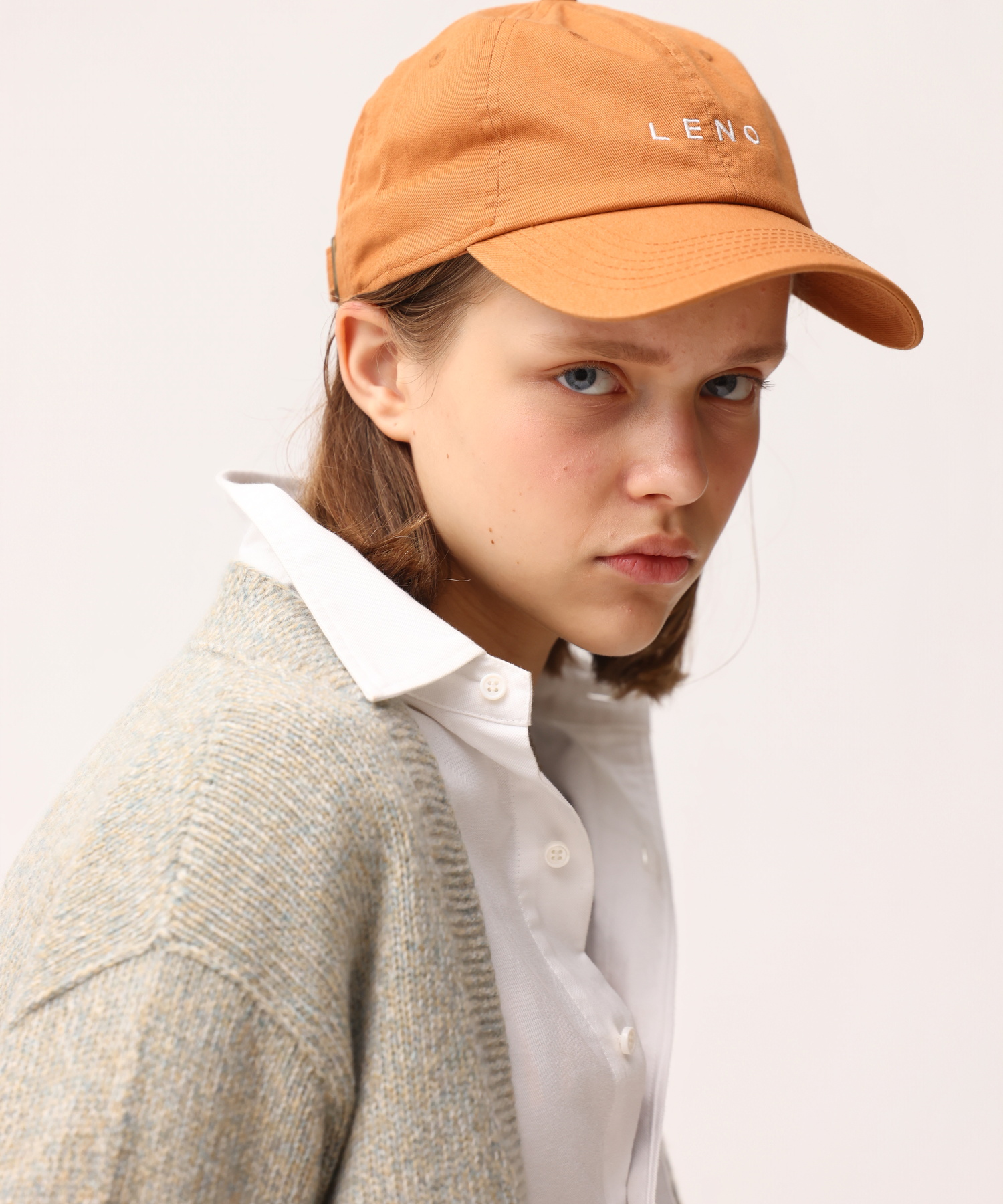 LENO LOGO STONE WASH CAP [UNISEX]