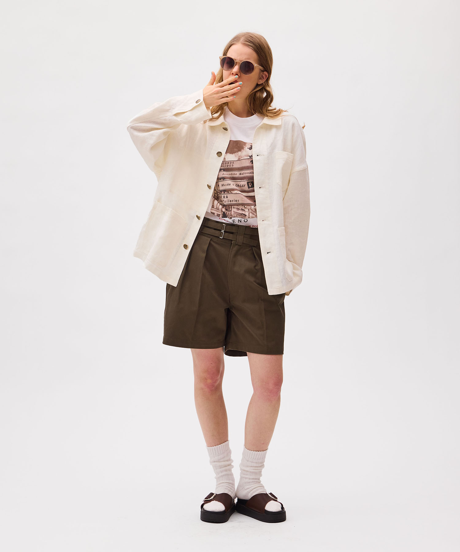 FRENCH WORK HEVY LINEN COVER ALL