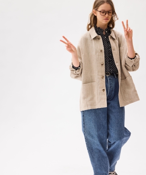 FRENCH WORK HEVY LINEN COVER ALL