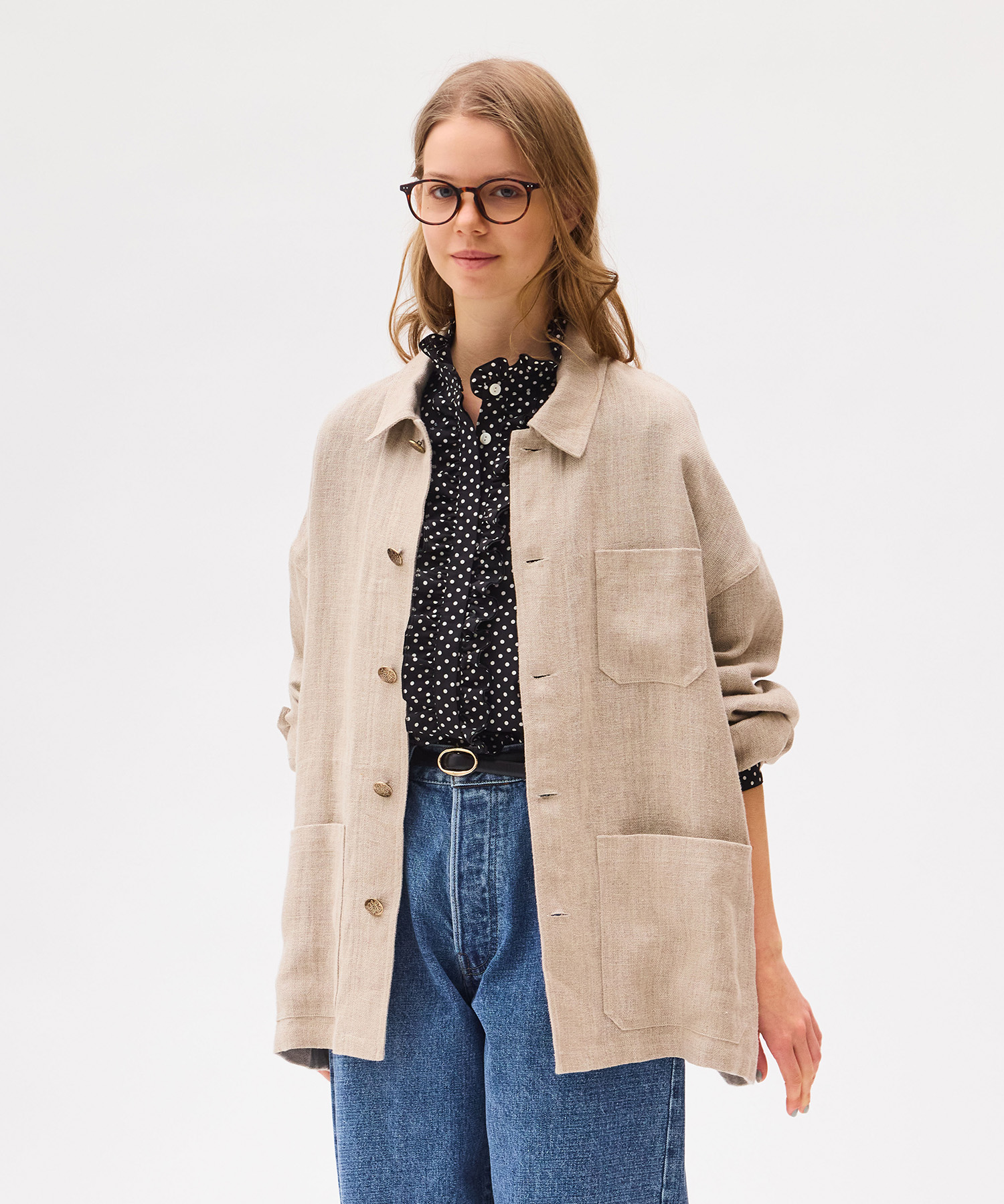 FRENCH WORK HEVY LINEN COVER ALL