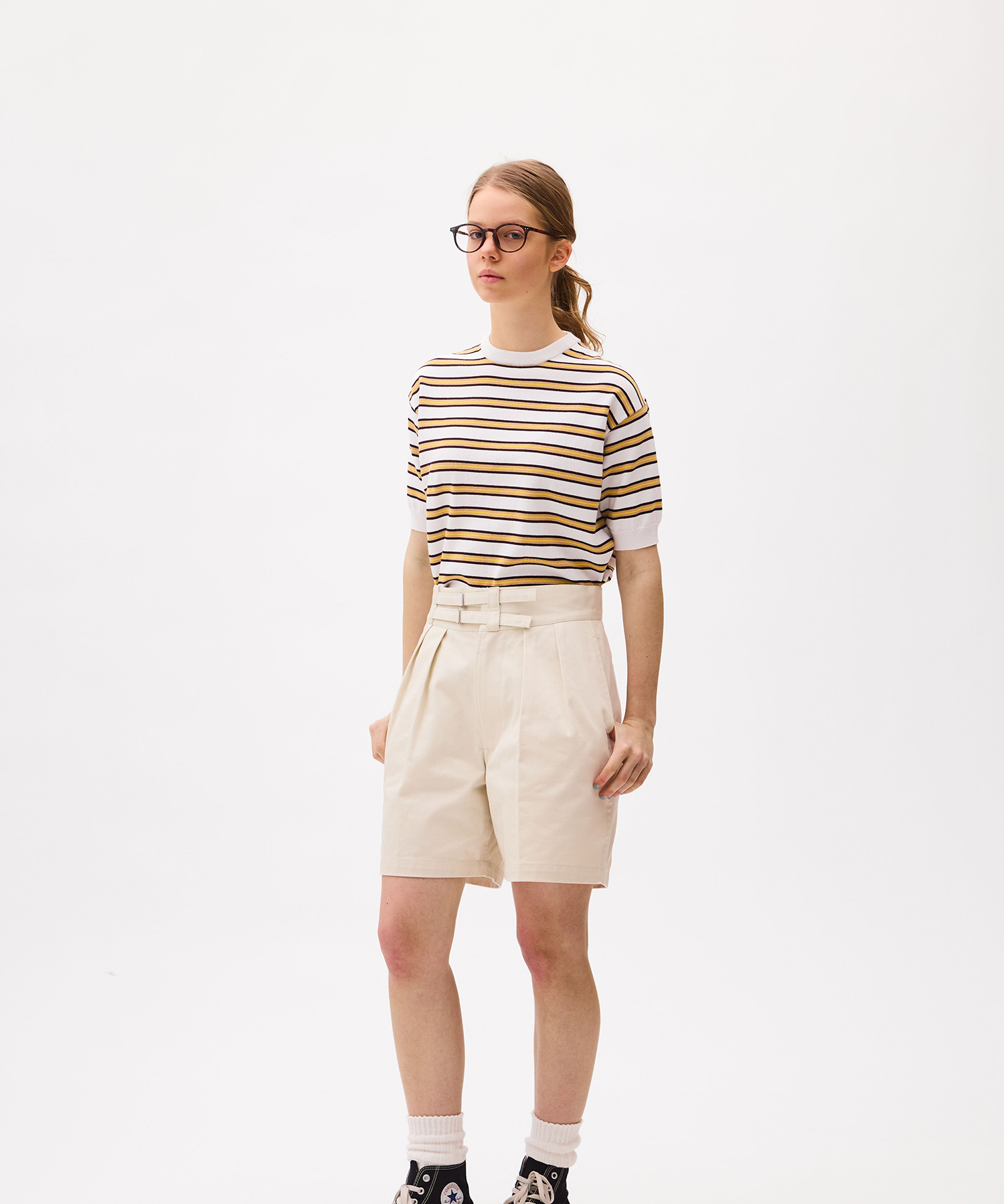 DOUBLE BELTED GURKHA SHORTS