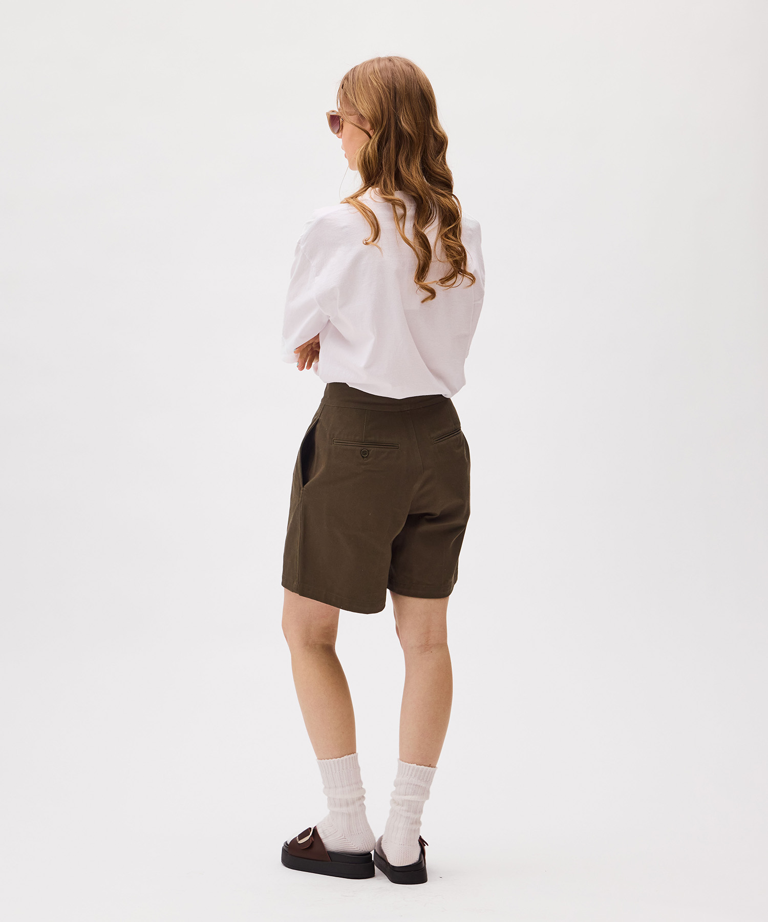 DOUBLE BELTED GURKHA SHORTS