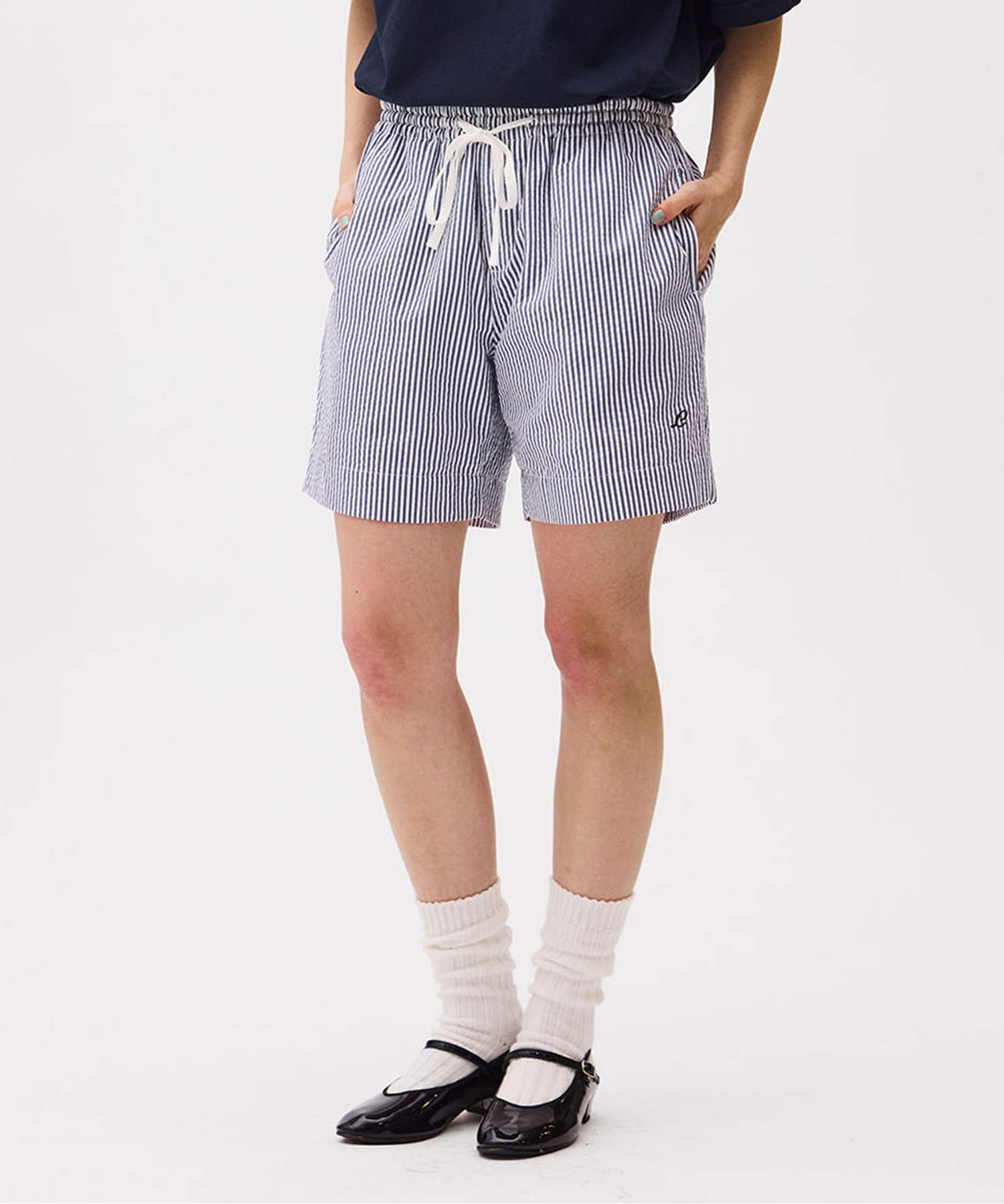 LONDN STRIPE EASY SHORTS