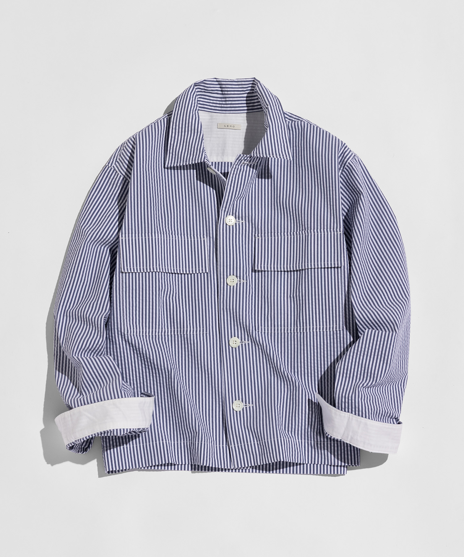LONDON STRIPE WORK SHIRTS