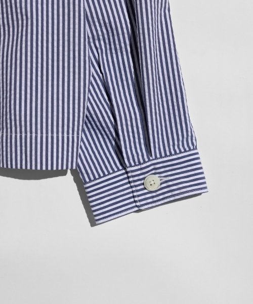 LONDON STRIPE WORK SHIRTS
