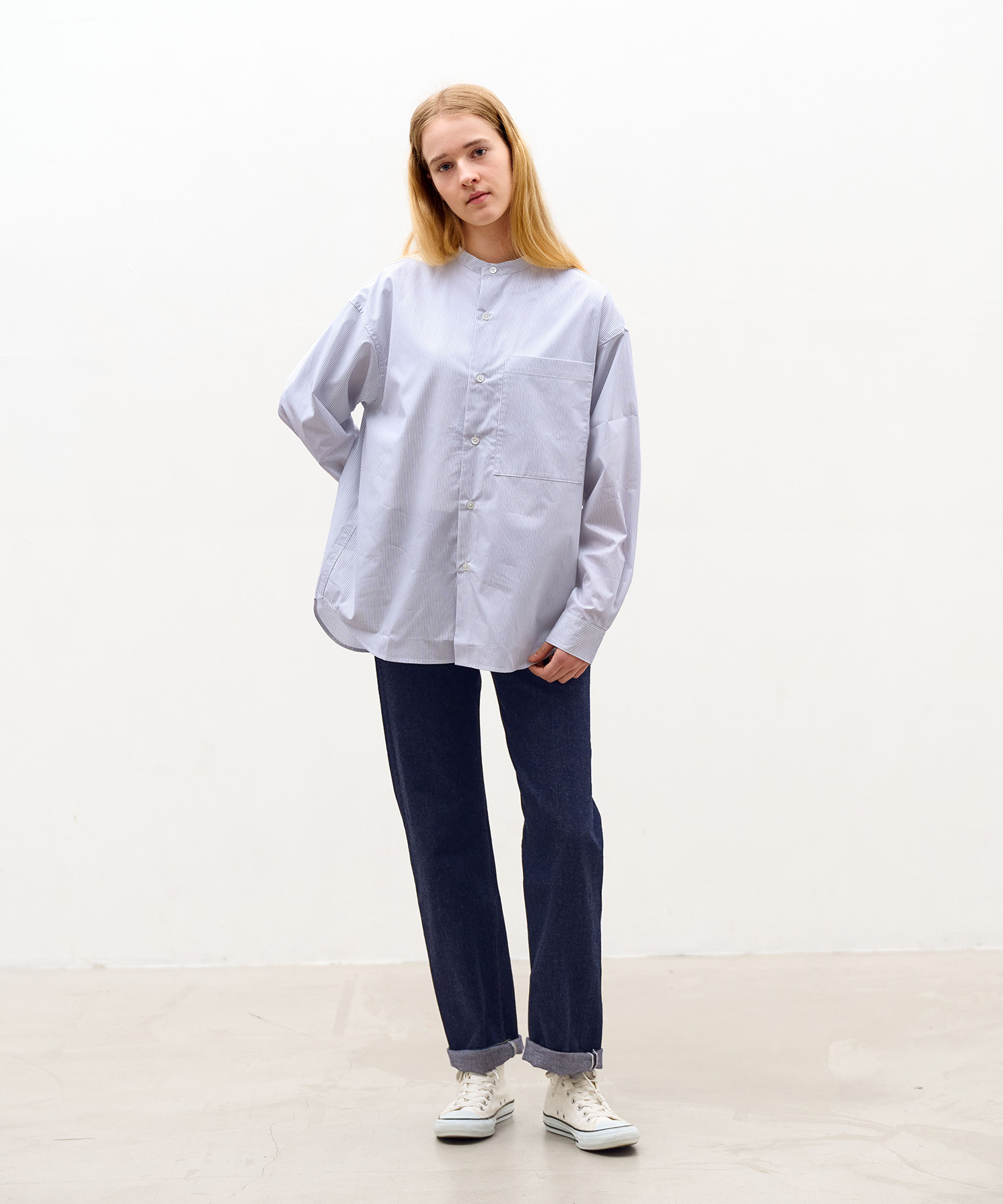 BAND COLLAR SHIRTS