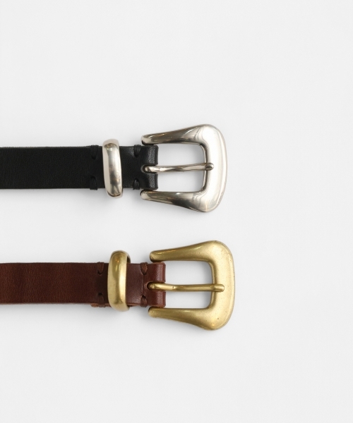 WESTERN LEATHER BELT [UNISEX]