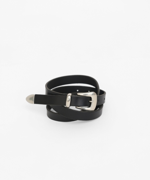 WESTERN LEATHER BELT [UNISEX]