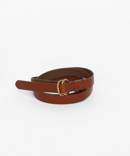 W_RING LEATHER BELT [UNISEX]