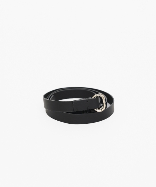 W_RING LEATHER BELT [UNISEX]