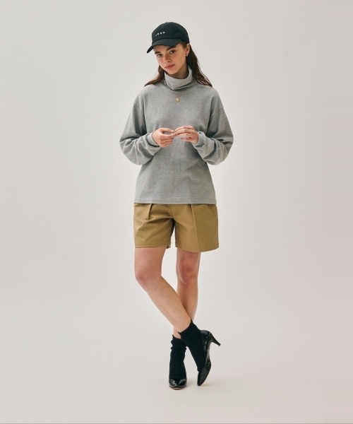 MOCK TURTLE NECK PULLOVER [UNISEX]