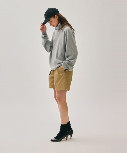 MOCK TURTLE NECK PULLOVER [UNISEX]