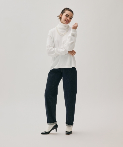 MOCK TURTLE NECK PULLOVER [UNISEX]