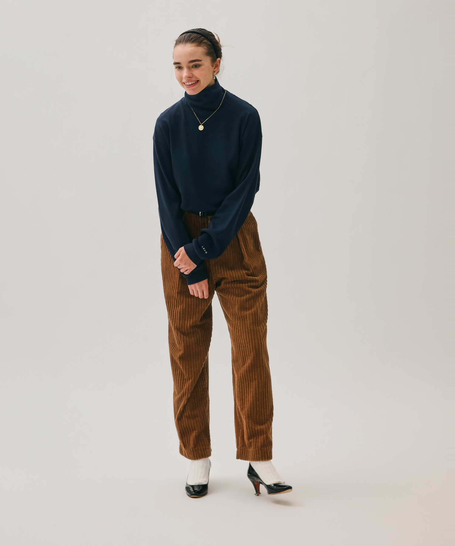 MOCK TURTLE NECK PULLOVER [UNISEX]