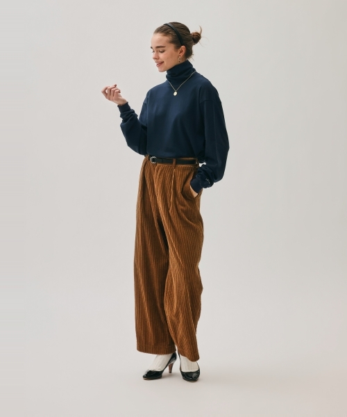 MOCK TURTLE NECK PULLOVER [UNISEX]