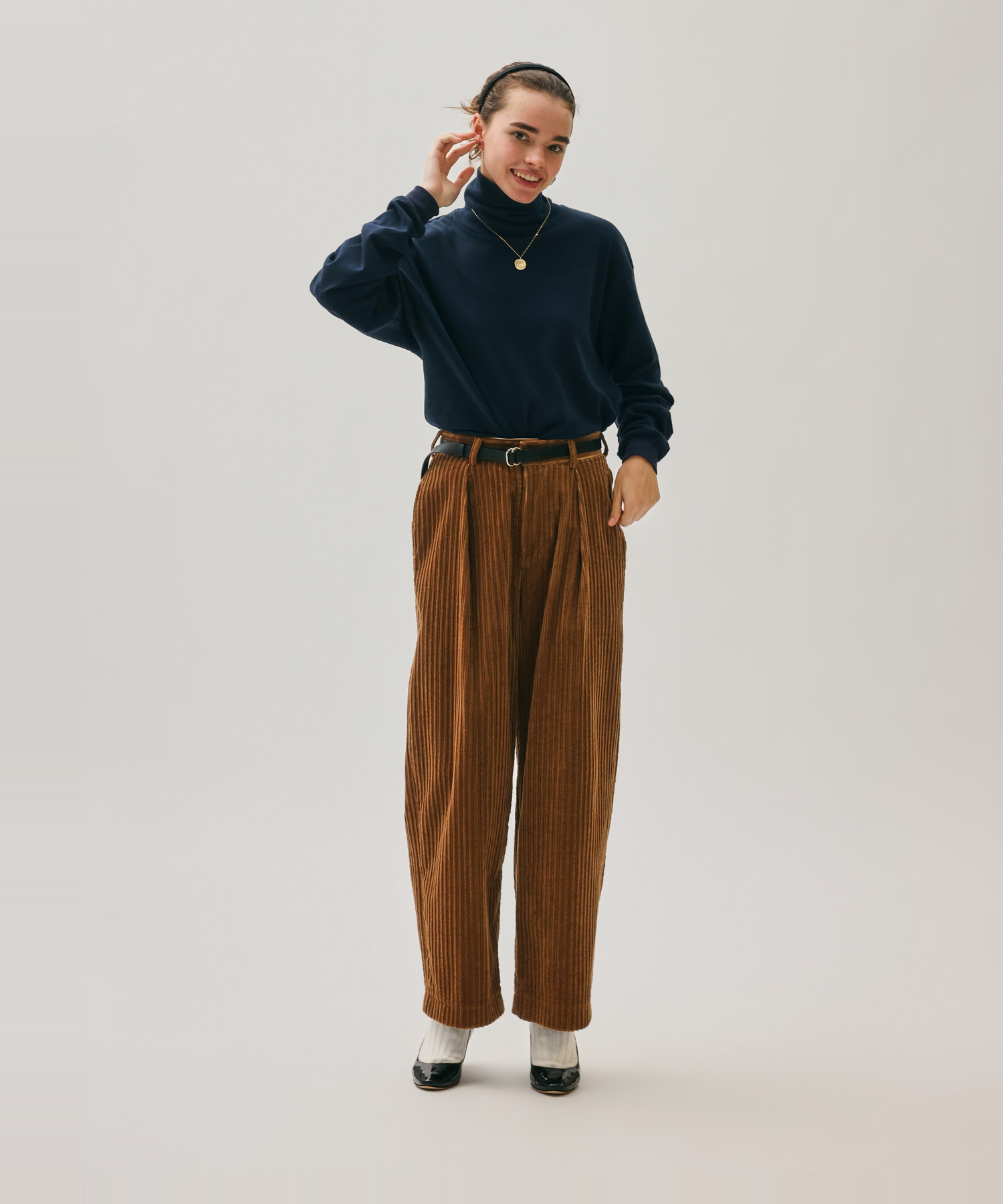 MOCK TURTLE NECK PULLOVER [UNISEX]