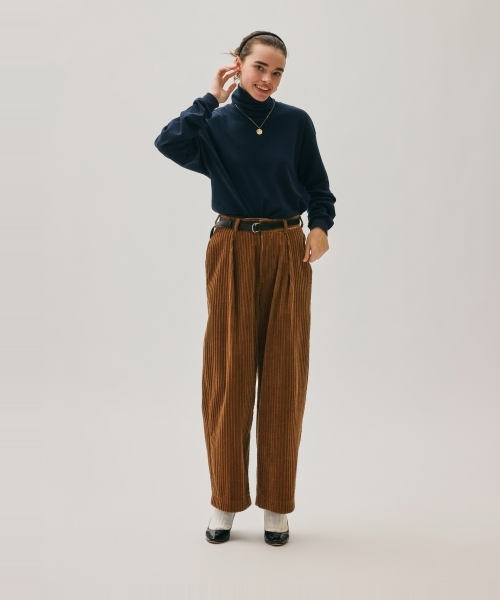 MOCK TURTLE NECK PULLOVER [UNISEX]