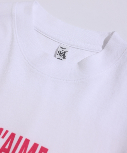 PRINT LONG SLEEVES T-SHIRT【J'AIME】