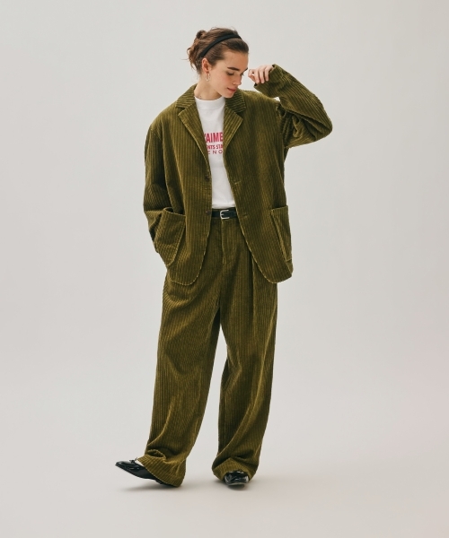 MULTI WALE CORDUROY JACKET [UNISEX]