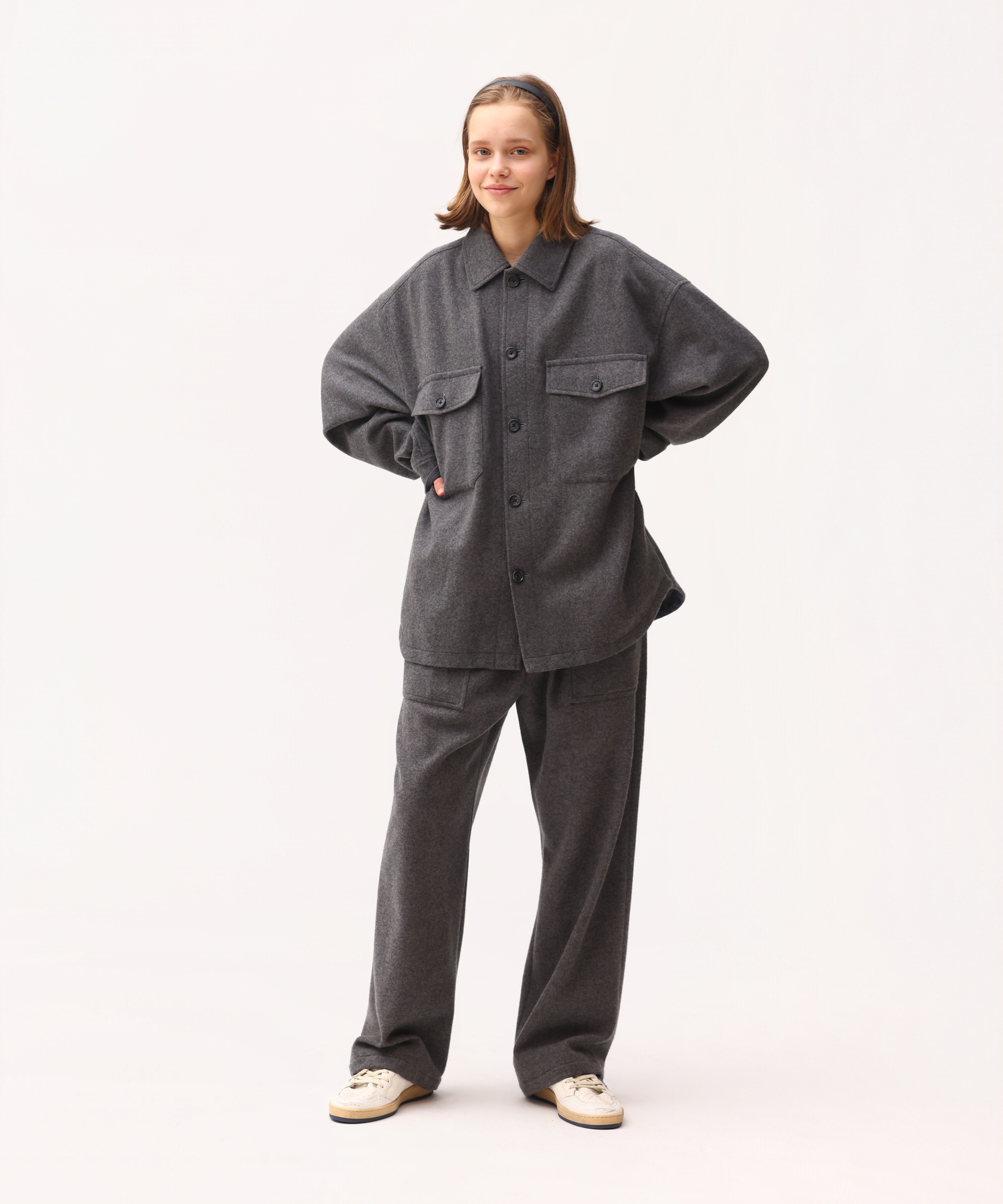 SUPER110'S MELTON CPO JACKET [UNISEX]