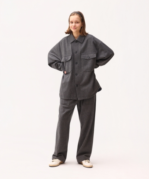 SUPER110'S MELTON CPO JACKET [UNISEX]