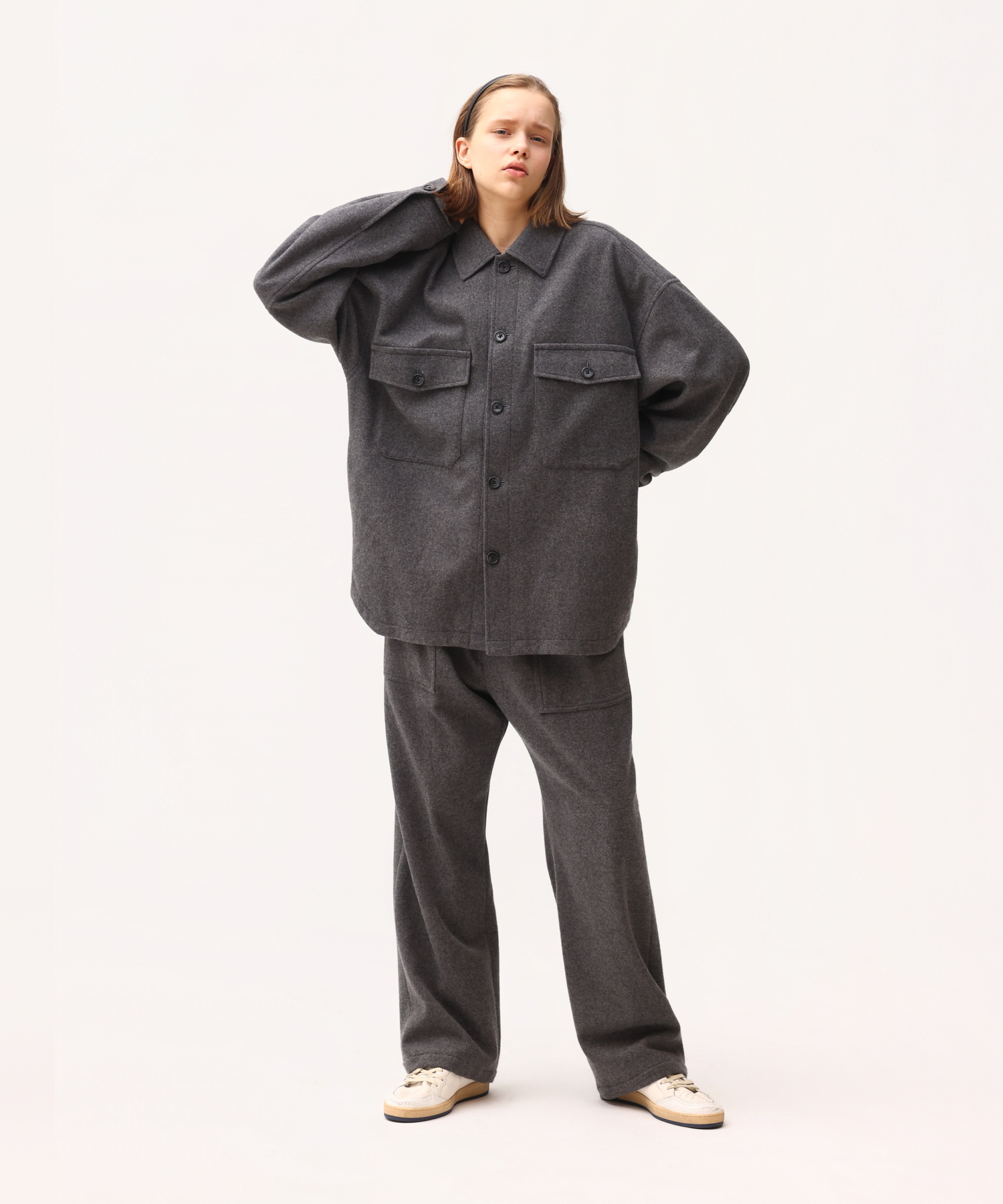 SUPER110'S MELTON CPO JACKET [UNISEX]