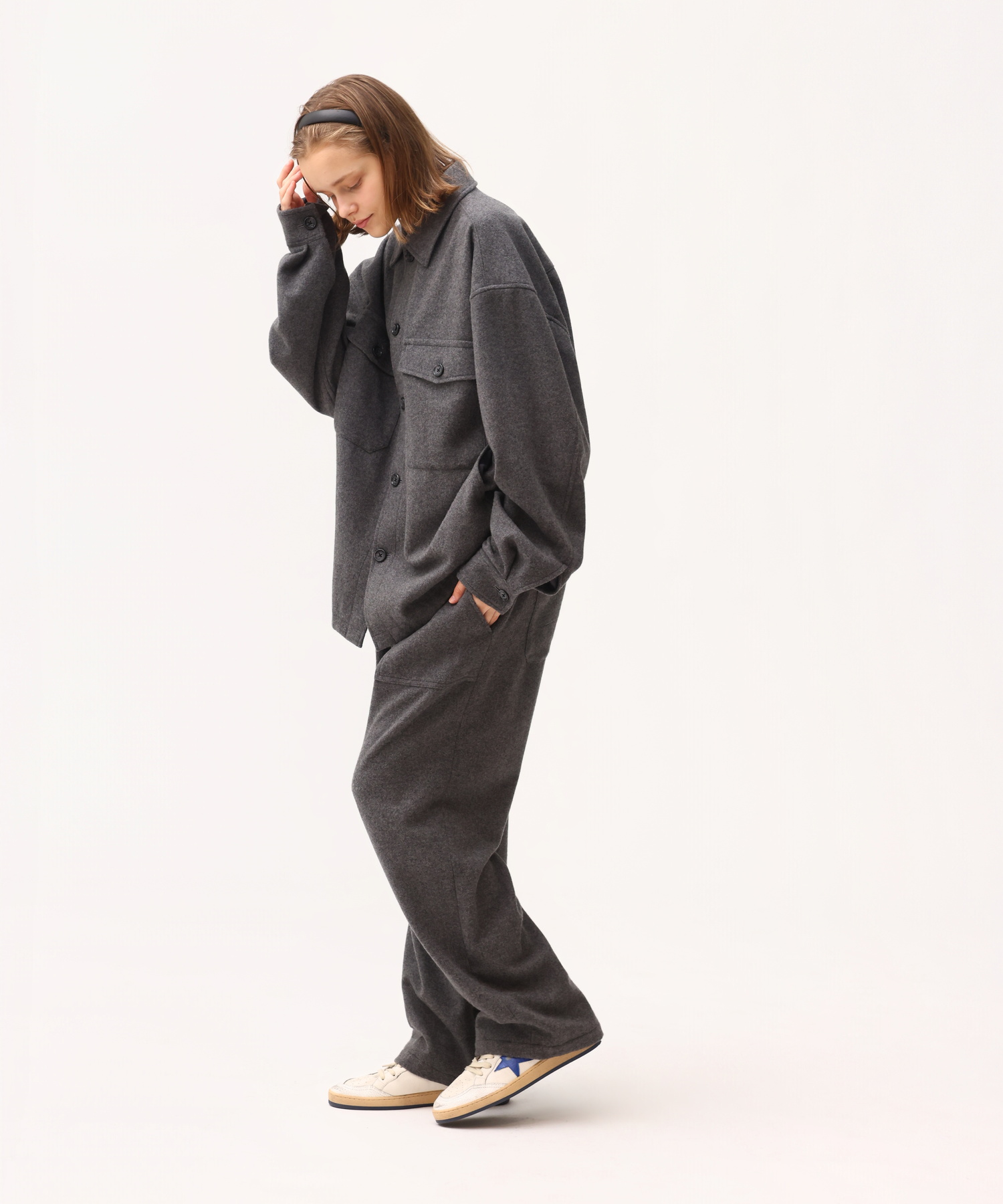 SUPER110'S MELTON CPO JACKET [UNISEX]