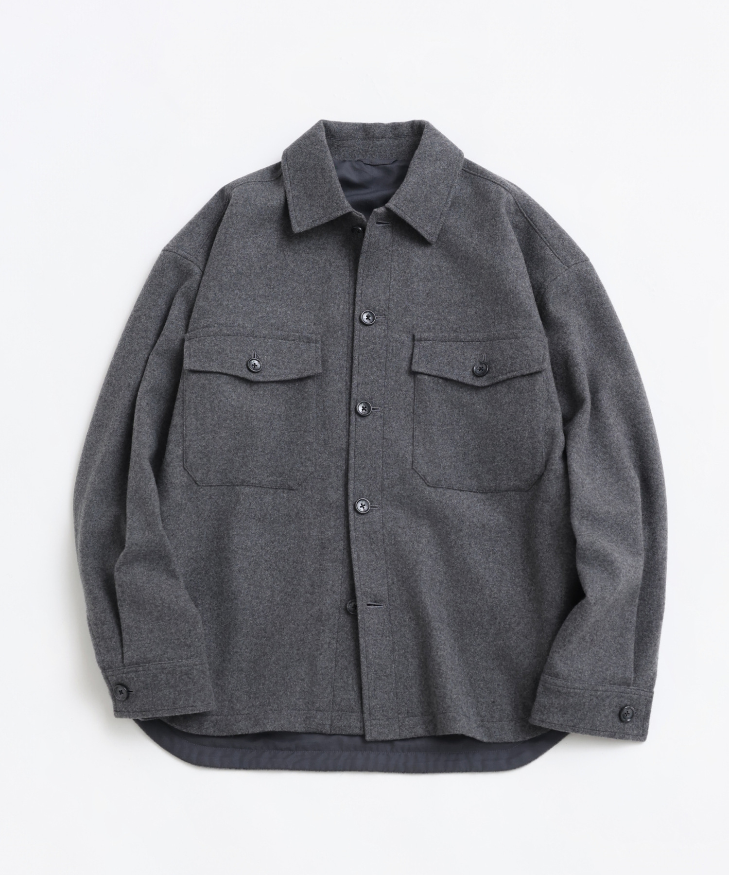 SUPER110'S MELTON CPO JACKET [UNISEX]